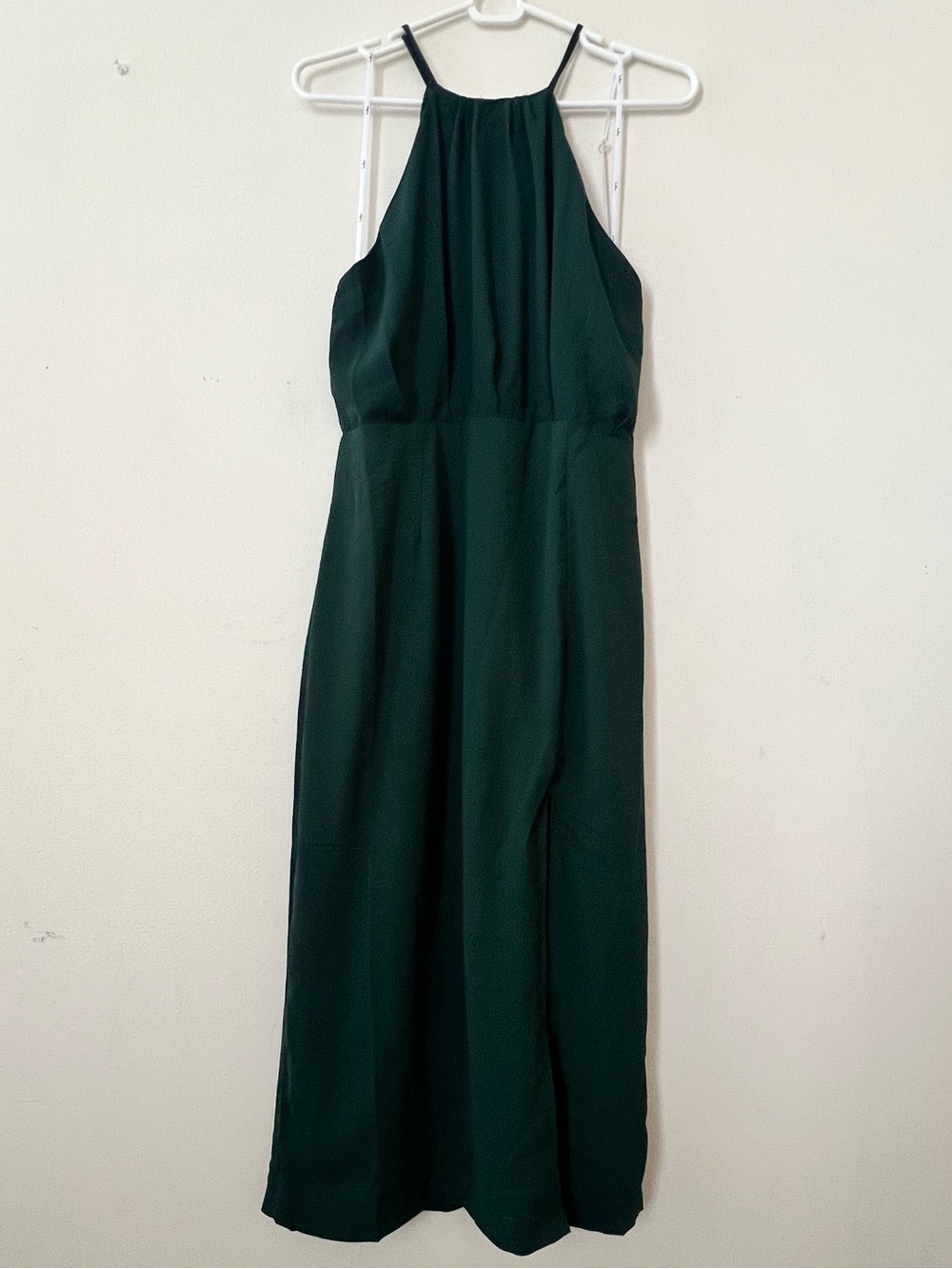 Lulu's Deep Green Midi Dress
